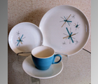 Salem China North Star 4pc Starter Sets in the Original Boxes.  All perfect and 4 sets available. $50/set